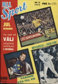 Sportboken - All Sport 1965 nummer 12. Julnummer.